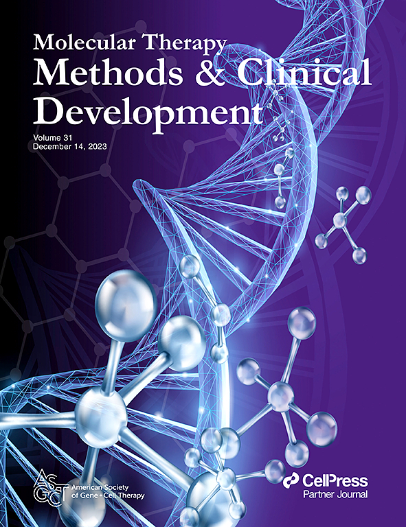 Go to journal home page - Molecular Therapy - Methods & Clinical Development